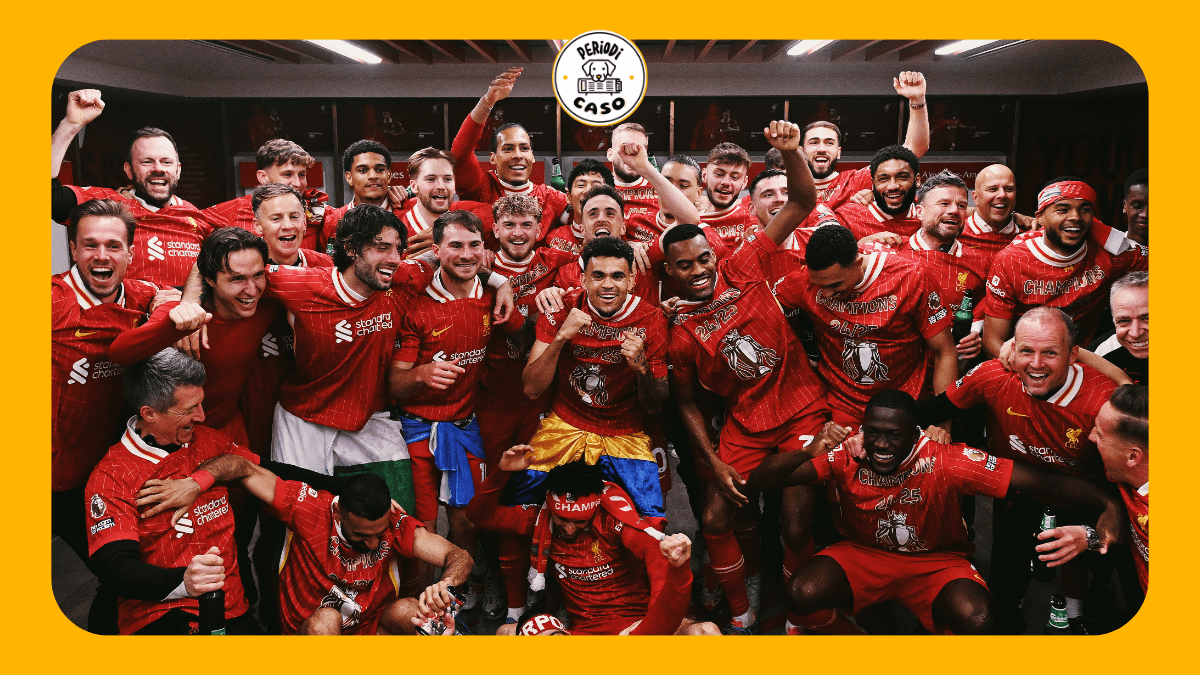 Jugadores del Liverpool celebrando