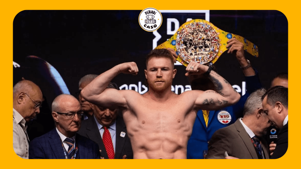 Canelo Álvarez se lleva el cinturón Xicohténcatl en Arabia&nbsp;Saudita