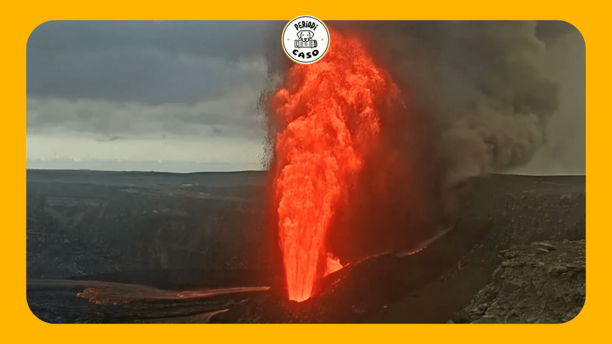 Erupción del volcán Kilauea lanza fuentes de lava de hasta 300 metros de altura