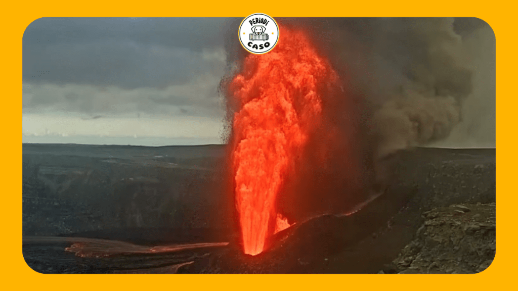 Erupción del volcán Kilauea lanza fuentes de lava de hasta 300 metros de altura