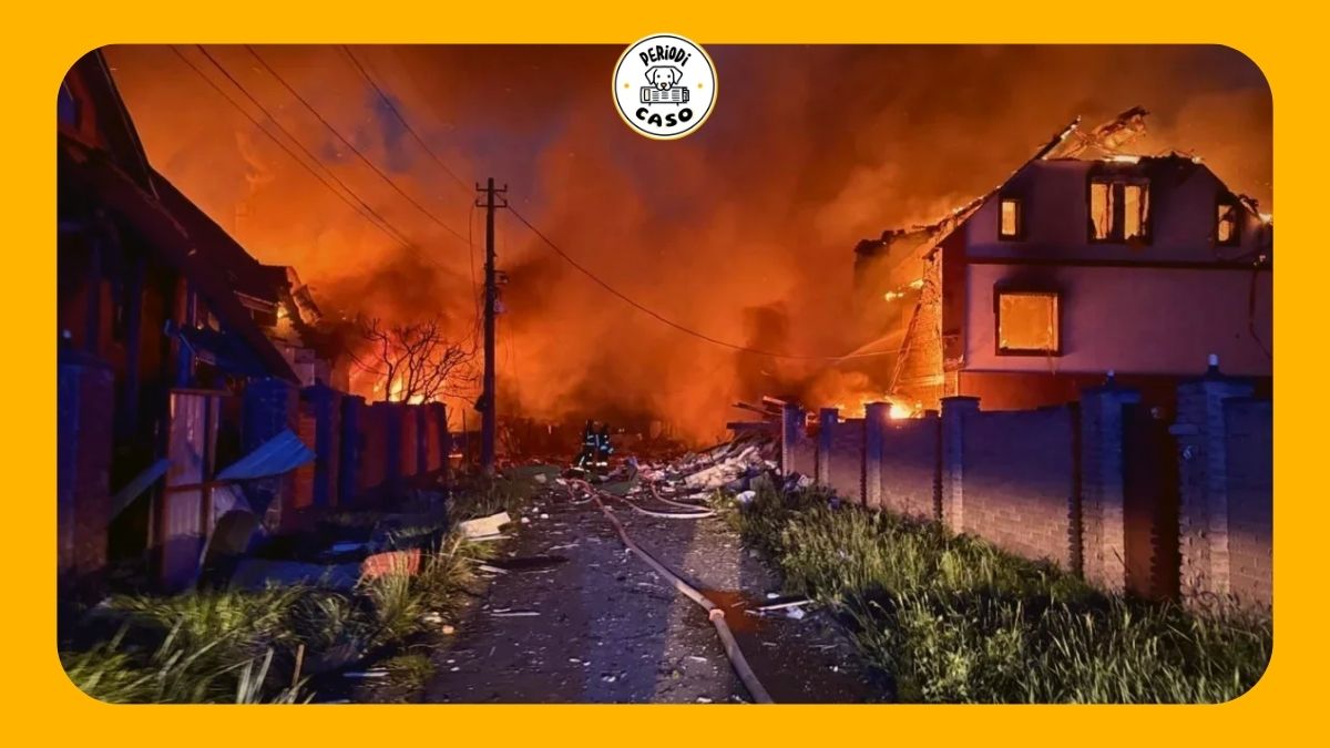 Rusia ataca a Ucrania con drones y deja al menos 12 muertos y más de 50 heridos