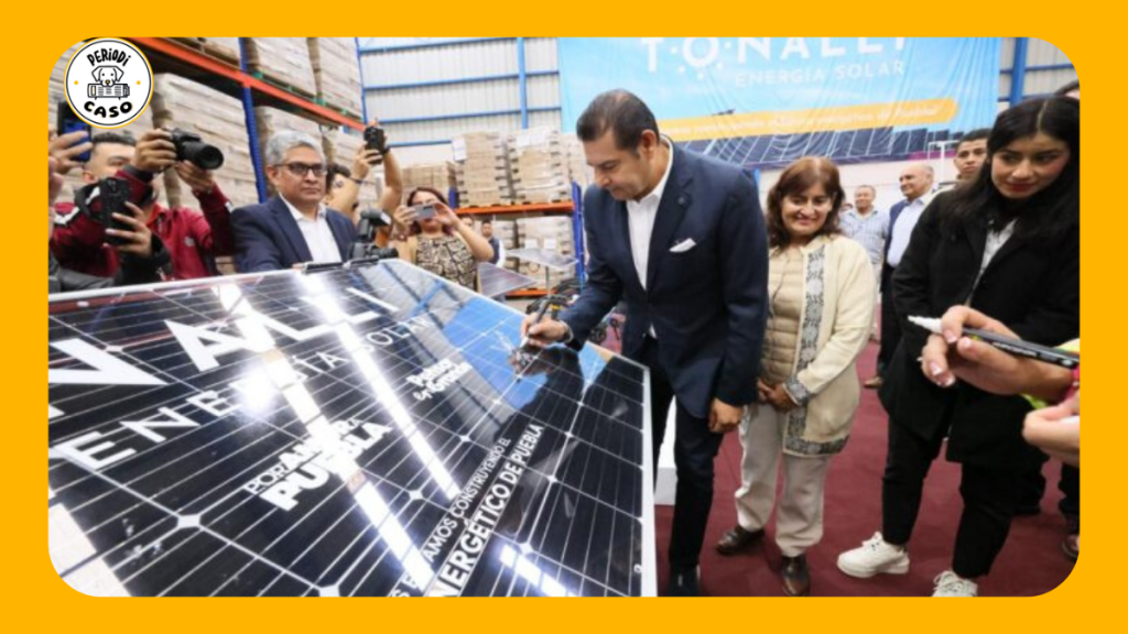 Puebla inaugura su primera fábrica de paneles solares