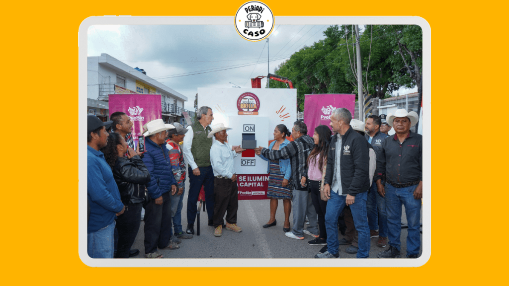 Gobierno de la Ciudad renueva alumbrado en seis juntas auxiliares