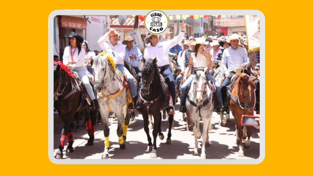 Chignahuapan vive tradiciones con seguridad, gobernador Armenta encabeza cabalgata con mil&nbsp;jinetes