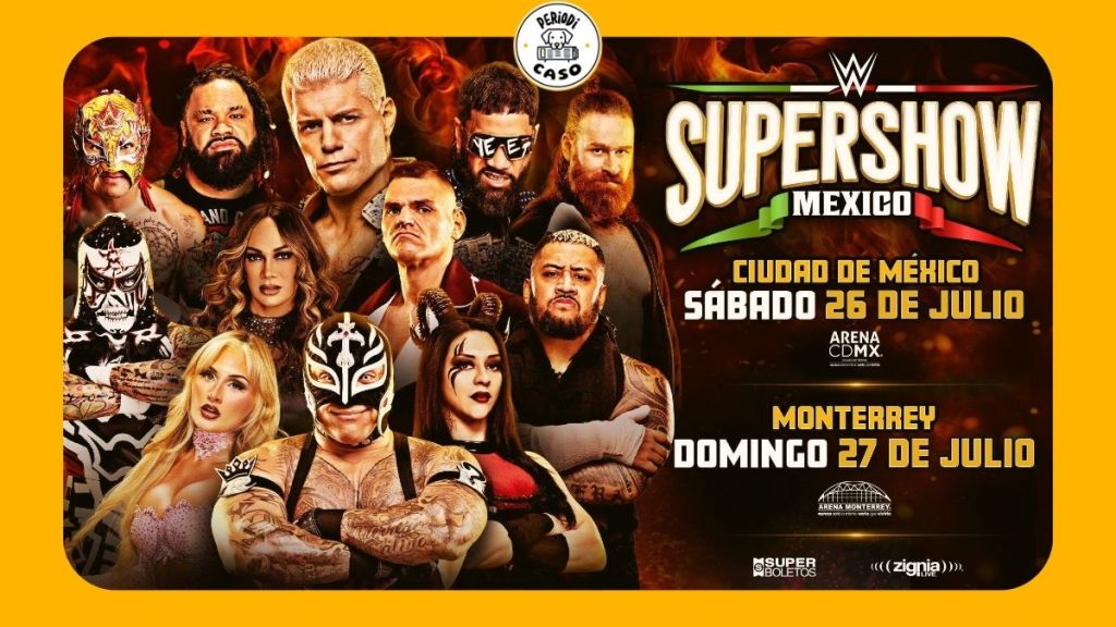 Todo listo para el WWE Supershow en México