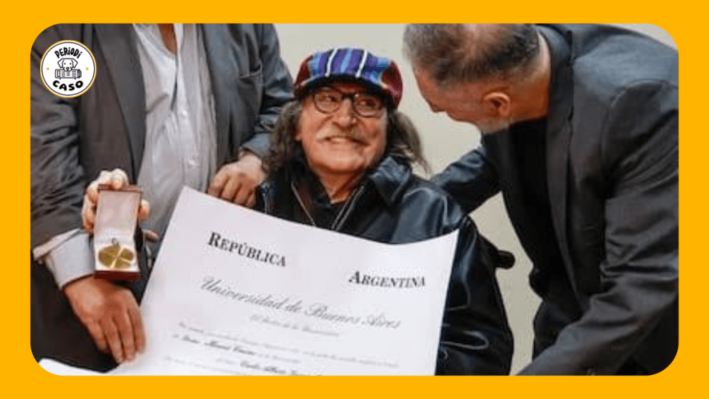 Charly García recibe el doctorado honoris causa de la Universidad de Buenos Aires