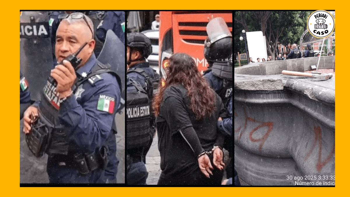 Detención de feministas y hostigamiento a prensa marcan el Día de los Desaparecidos en Puebla