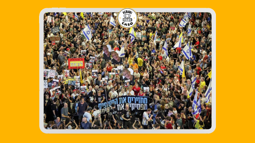 Miles protestan en Israel contra plan de ocupación en gaza; Netanyahu persiste en su estrategia