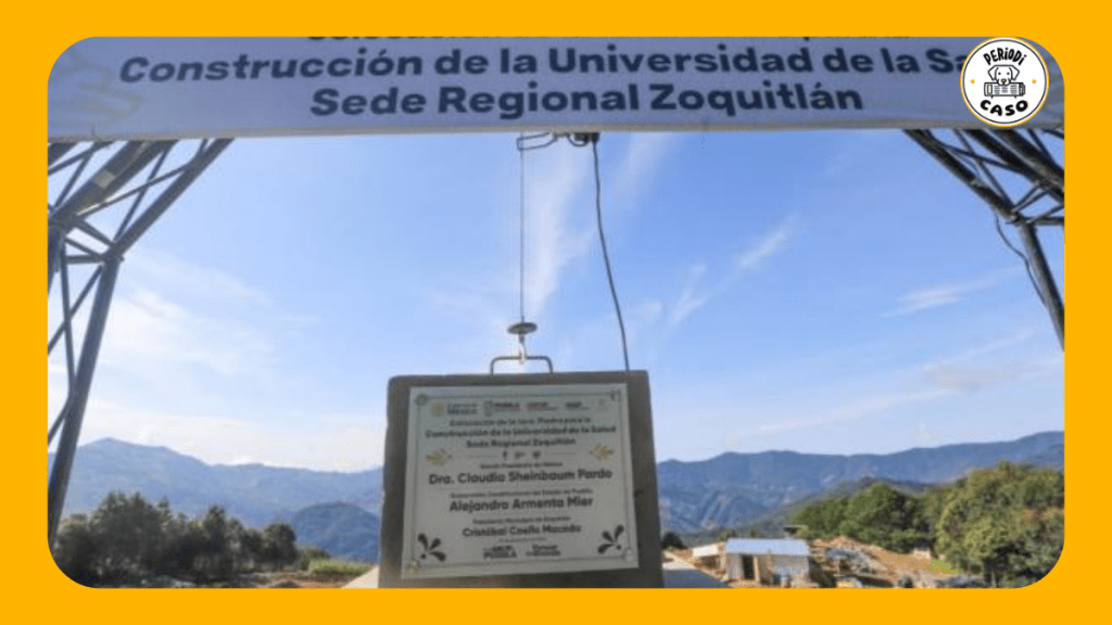 Inicia construcción de la Universidad de la Salud en Zoquitlán, Sierra Negra