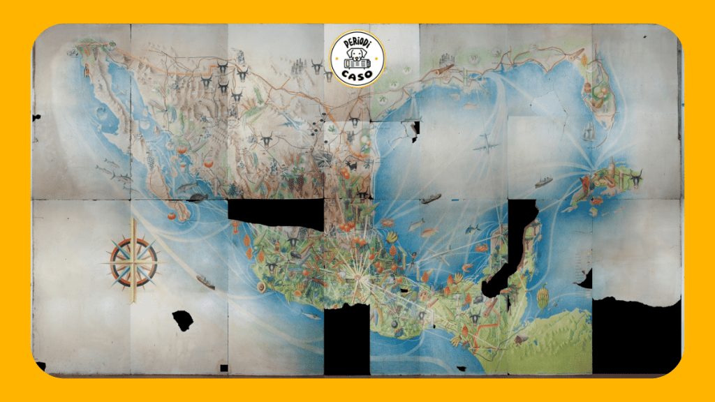 Restauran mural de Miguel Covarrubias dañado tras sismo de&nbsp;1985