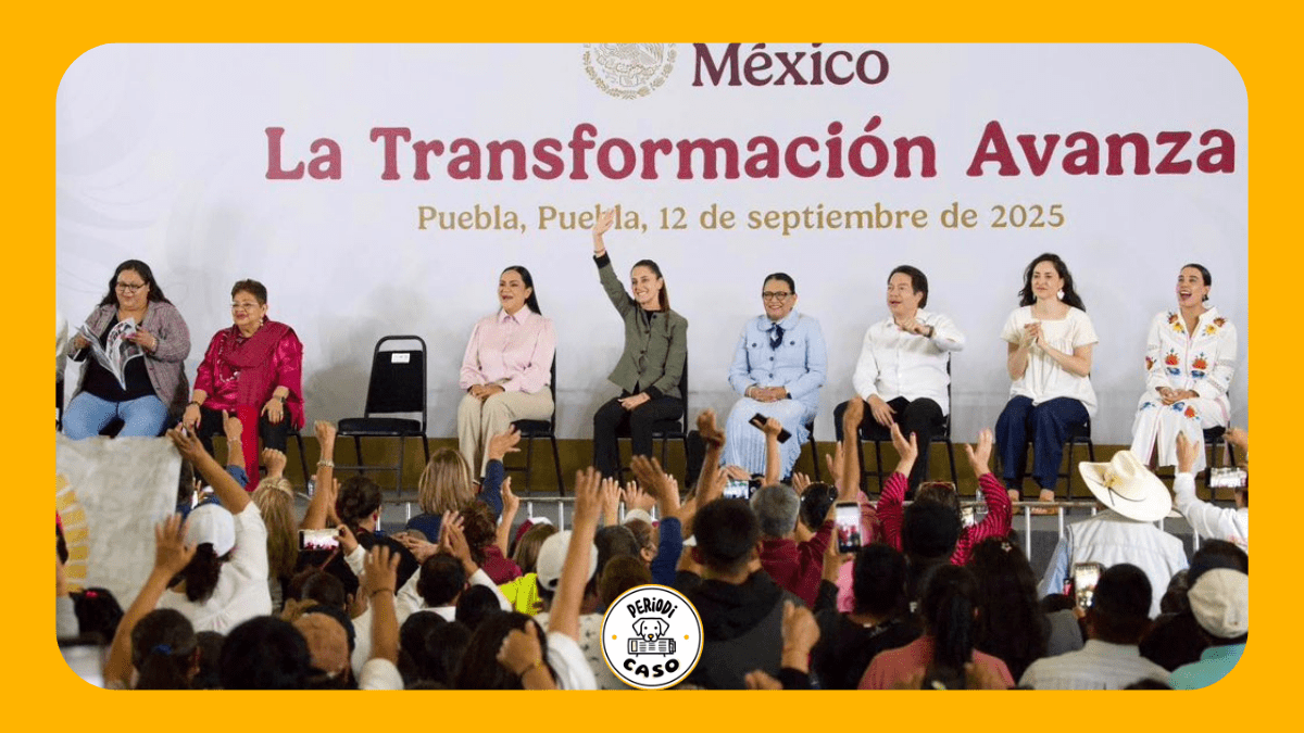 Sheinbaum destaca desde Puebla reducción histórica de la desigualdad en México