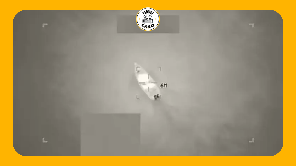 bombardea barco en el Caribe