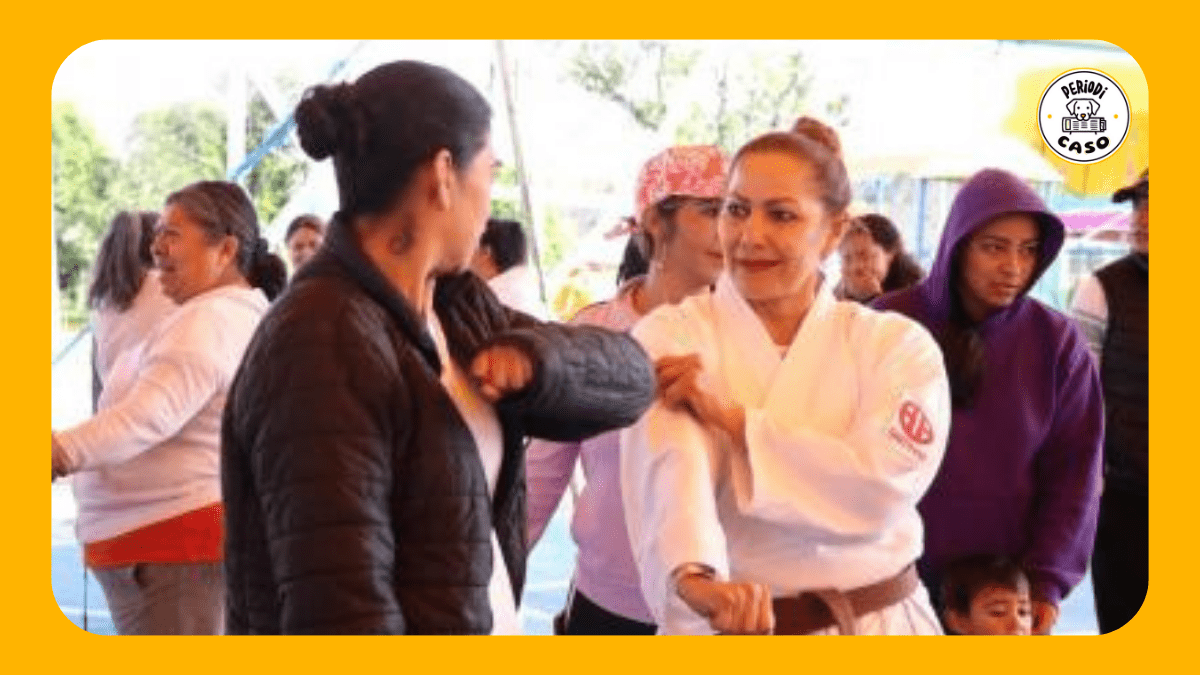Más de 300 mujeres de Acajete participan en taller de defensa personal