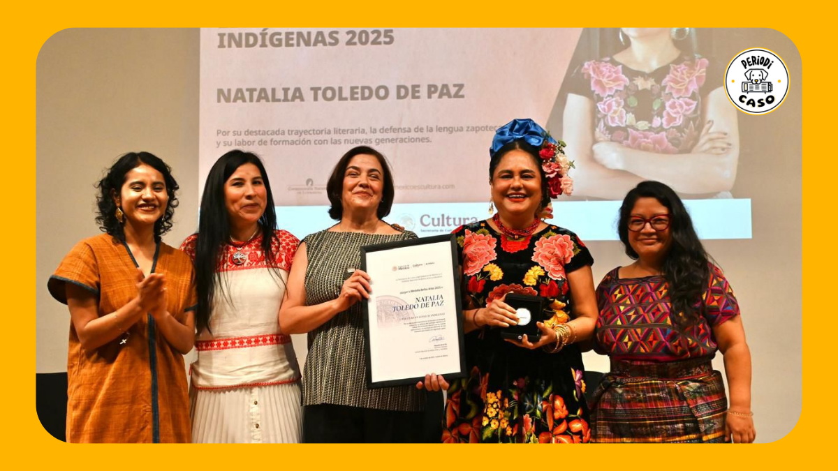 Natalia Toledo recibe la Medalla Bellas Artes 2025 en Lenguas Indígenas