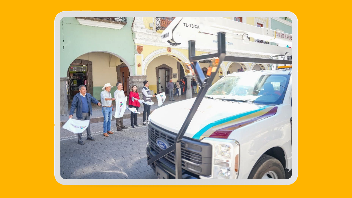 Tlaxcala refuerza servicios públicos con nuevas unidades de mantenimiento