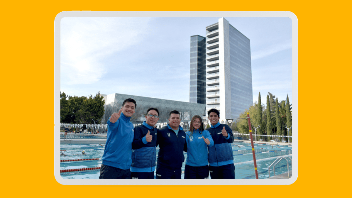Cuatro lobos BUAP avanzan al Nacional de Natación tras destacar en el estatal