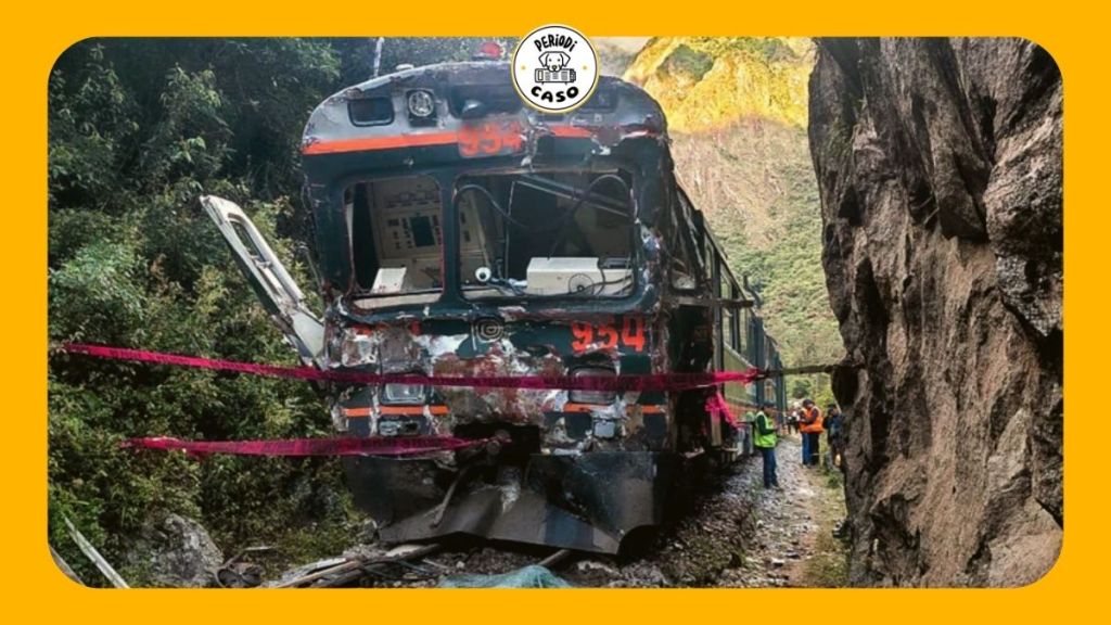Choque frontal de trenes hacia Machu Picchu deja un muerto y decenas de heridos