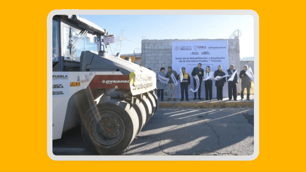 Inicia rehabilitación y ampliación de la carretera&nbsp;Puebla-Tlaxcala