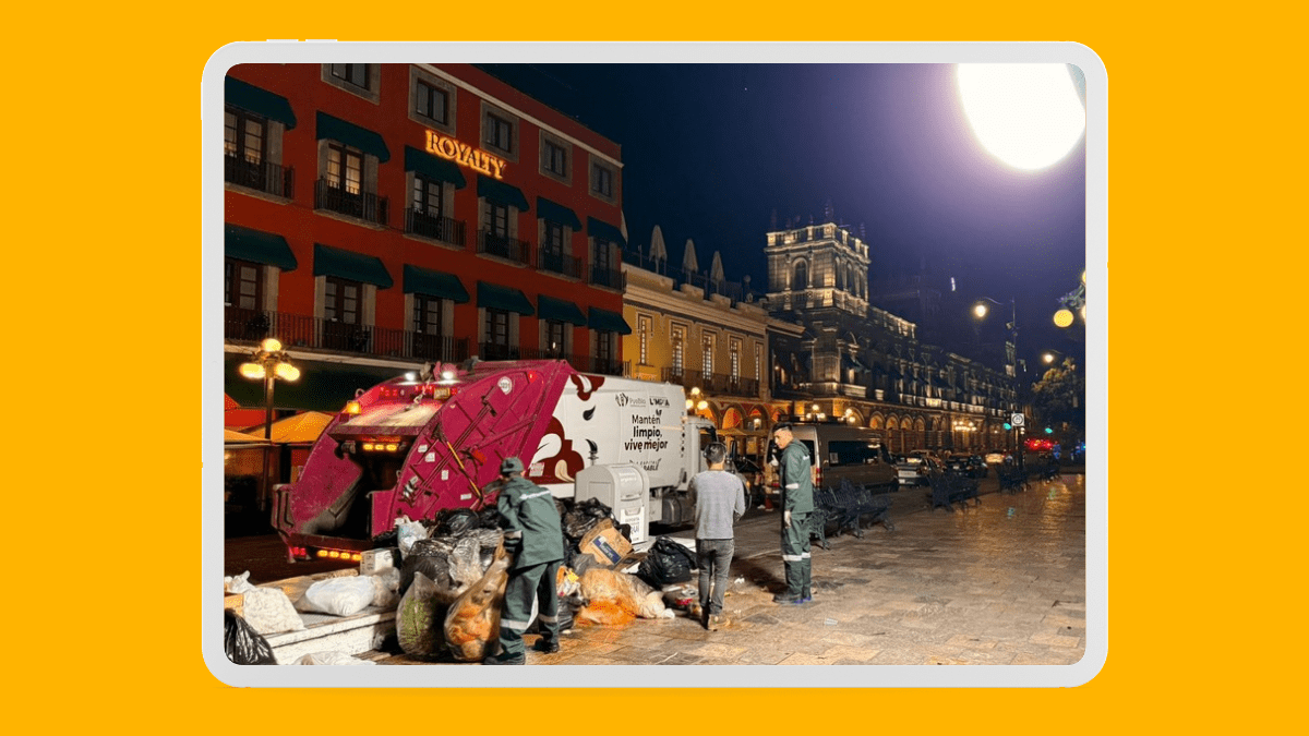 Recolección de basura se suspende el 25 de diciembre en Puebla capital