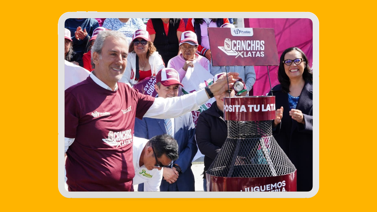 Arranca en Puebla campaña “Canchas x Latas” rumbo al Mundial