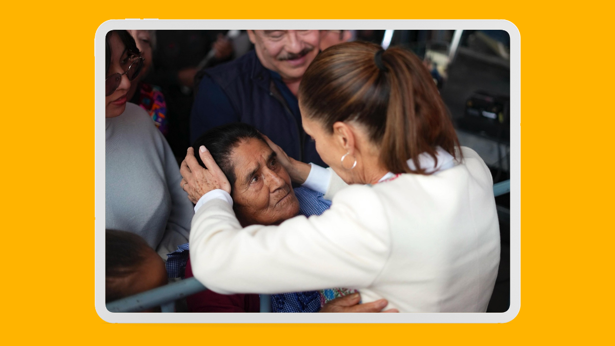 Desde Acatzingo, Sheinbaum refuerza apoyo a mujeres con pensión