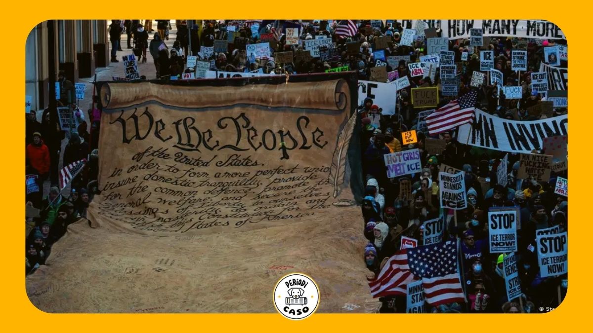 Miles marchan en Minneapolis y Nueva York contra ICE y políticas migratorias