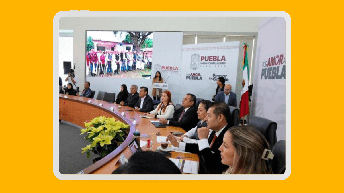 Obra comunitaria reduce rezagos en las 27 microrregiones de Puebla