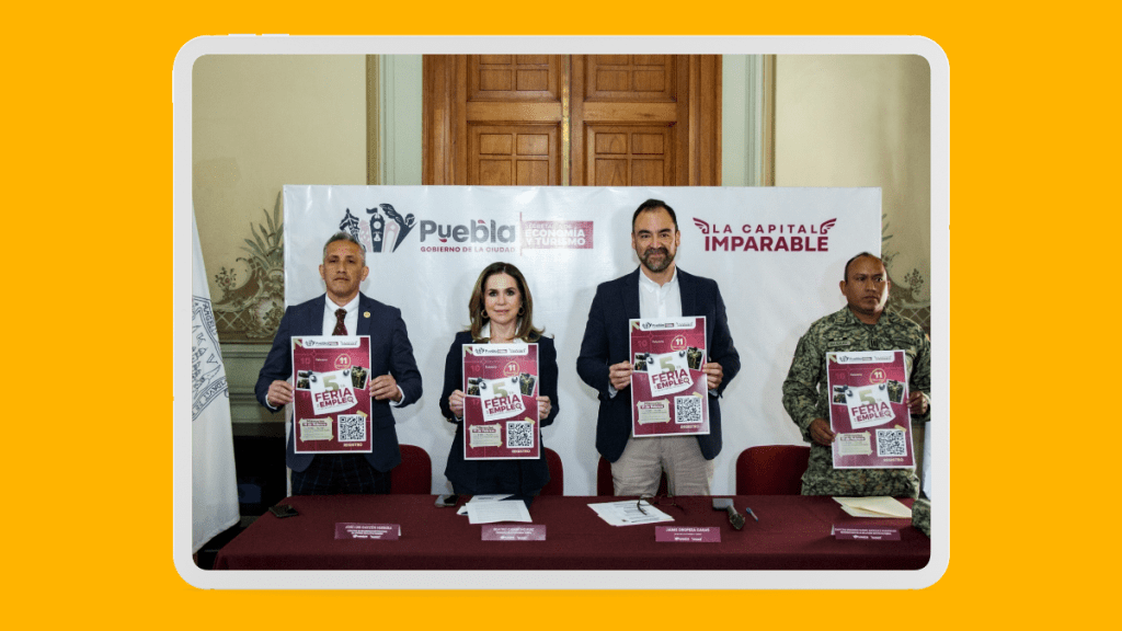 Anuncian Feria de Empleo con 6 mil 700 vacantes en Puebla