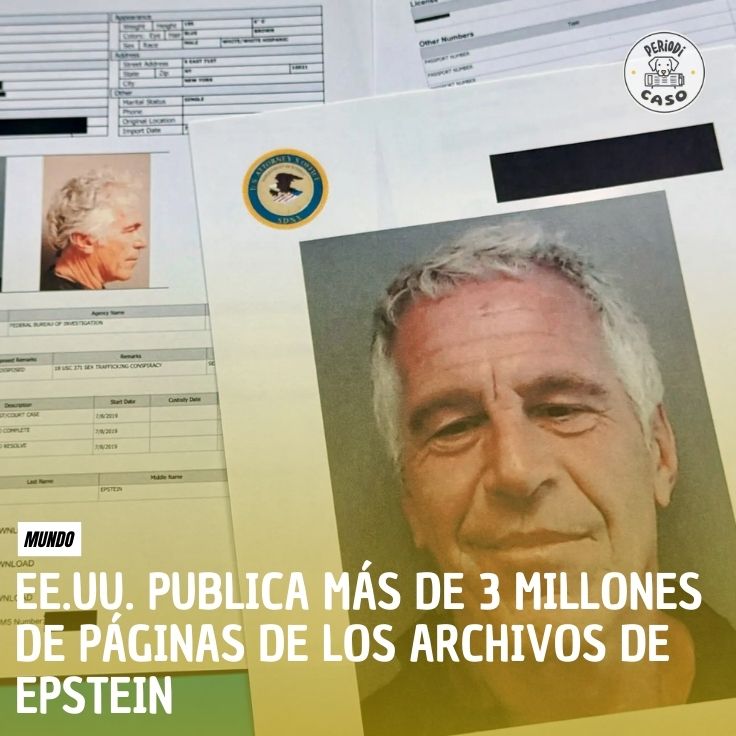 EE.UU. publica más de 3 millones de páginas de los archivos de&nbsp;Epstein