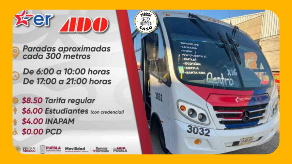 Estrella Roja, ADO y taxis colectivos entran al rescate del transporte en Puebla