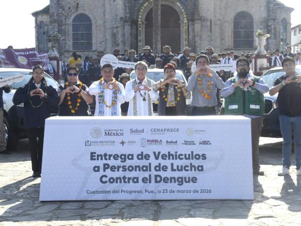 Refuerzan prevención de rabia y dengue con jornada estatal en Cuetzalan