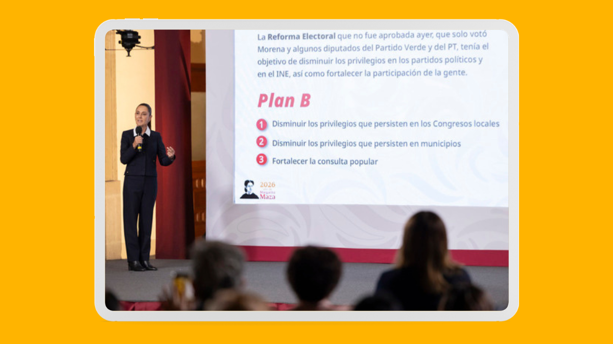 Sheinbaum enviará Plan B de reforma electoral para reducir privilegios