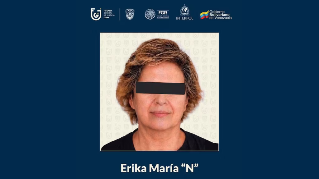 Cae en Venezuela Erika "N", la suegra y presunta feminicida de Carolina Flores