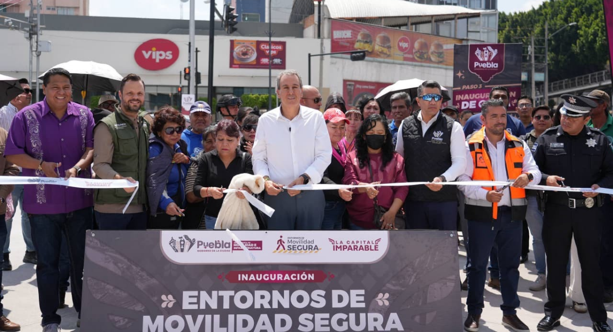 Modernizan crucero en Puebla para reducir riesgos viales