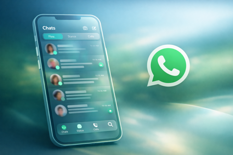 WhatsApp estrena diseño “Liquid Glass” con efecto cristal