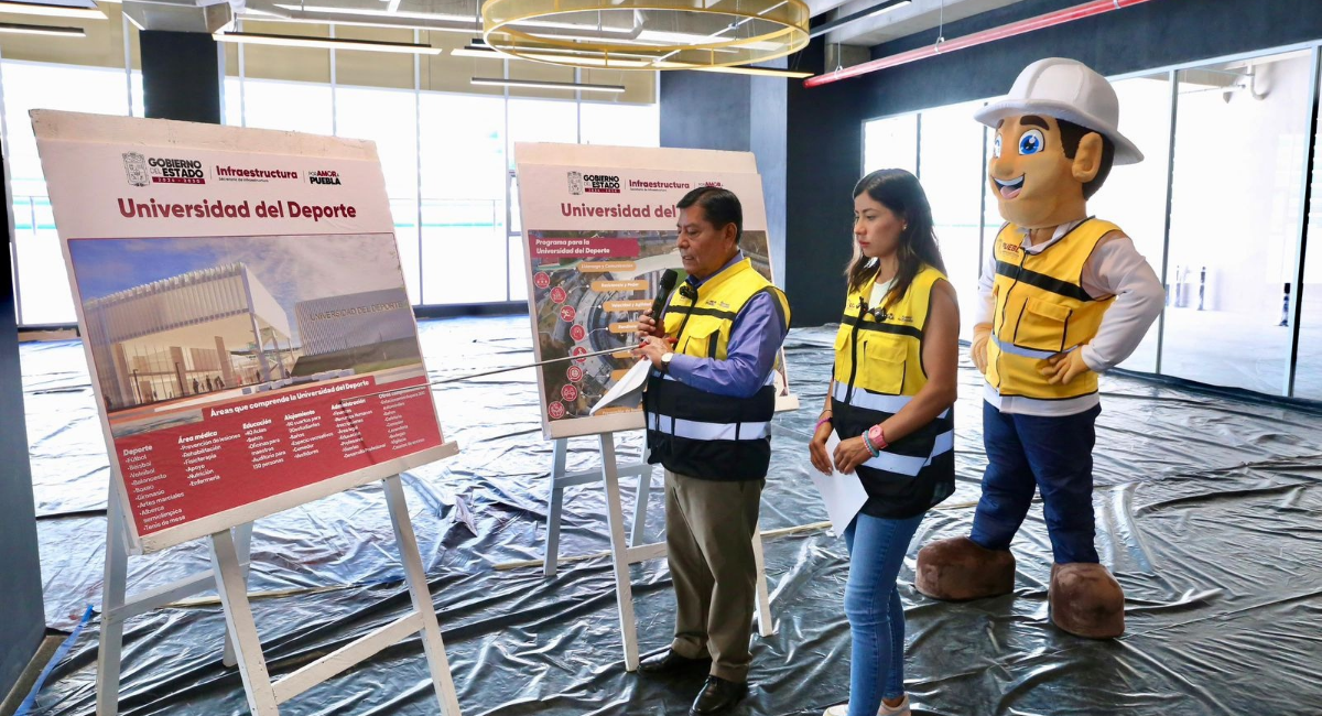 UDEP alcanza 93% de avance y perfila nueva era del deporte en Puebla