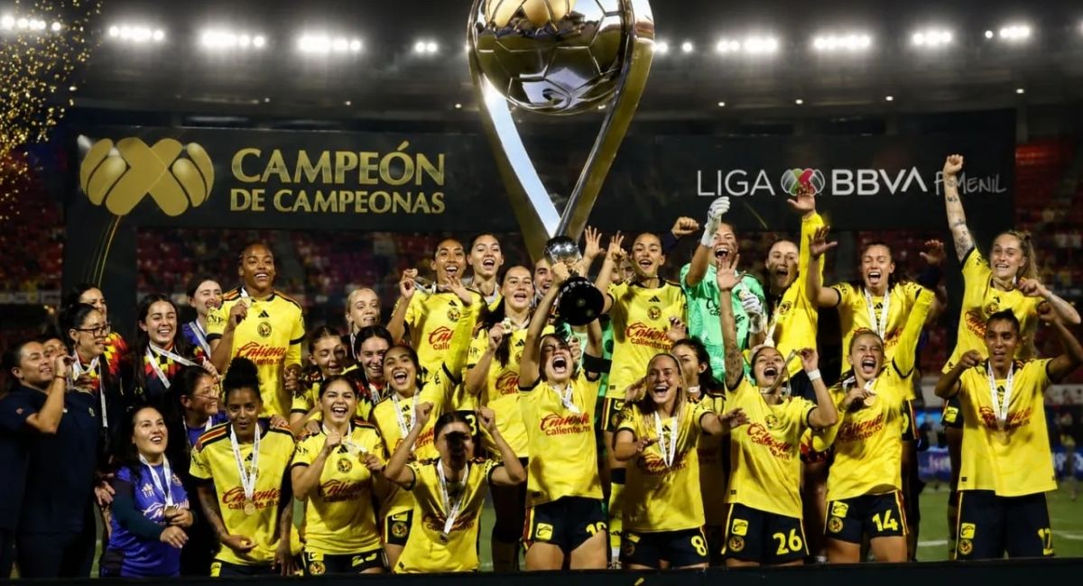 América Femenil conquista el Campeón de Campeonas y firma el triplete