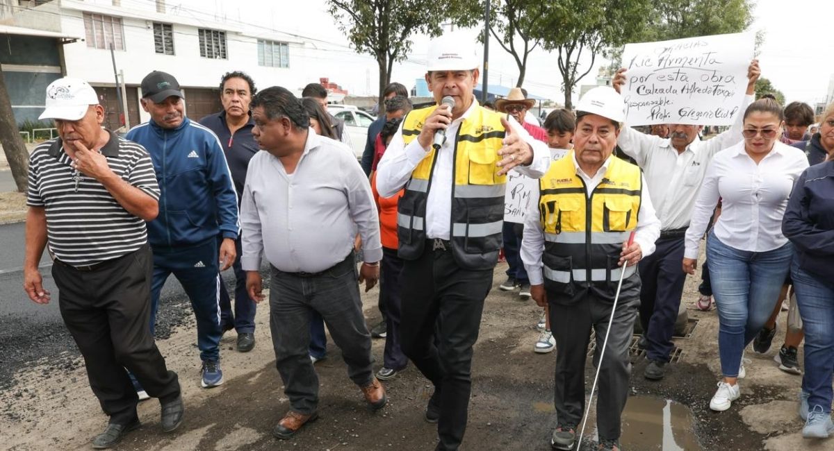 Gobierno de Puebla anuncia renovación de 28 mil calles durante 2026