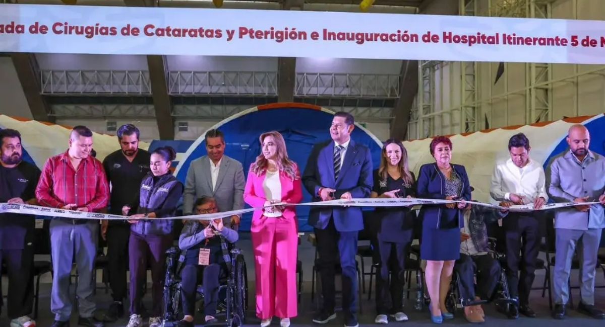 Puebla inaugura Hospital 5 de Mayo con el quirófano móvil más grande de Latinoamérica