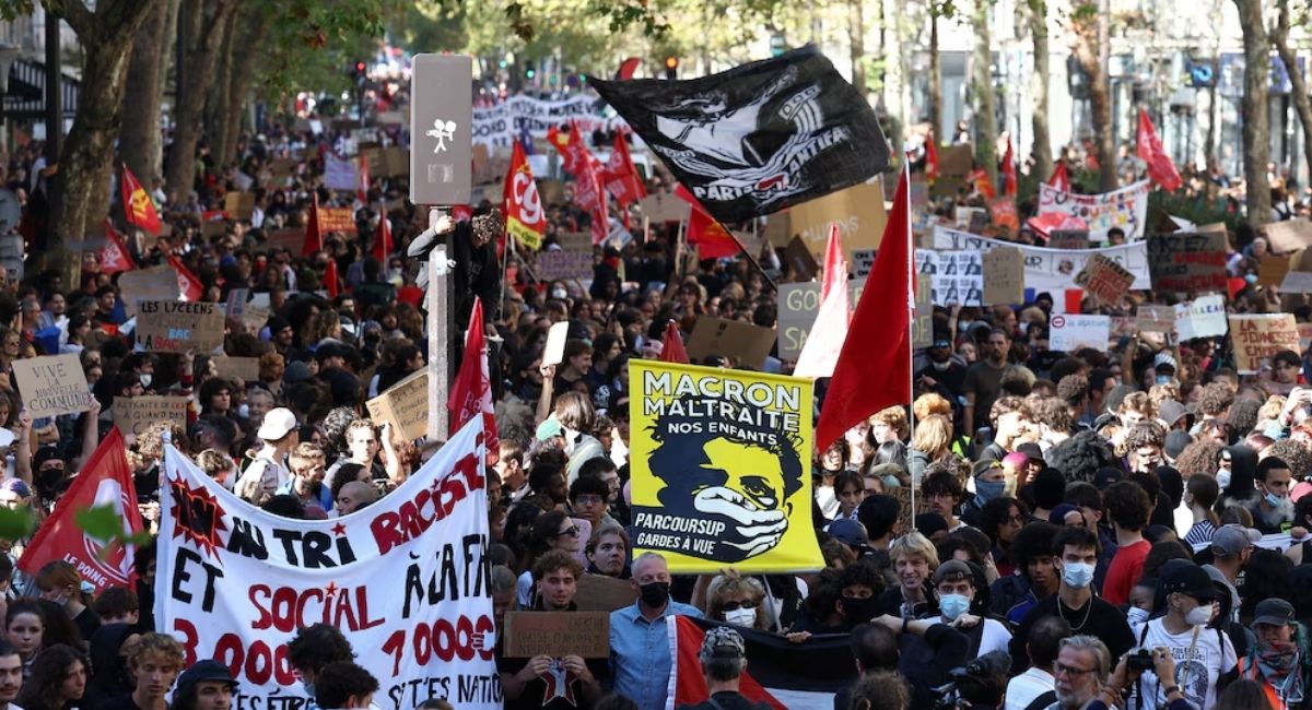 Protestas estudiantiles sacuden Francia y elevan tensión con la Policía